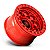 Roda Fuel Zephyr D100 17x9 6x139.7 -15mm  Vermelha - Imagem 2