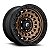 Roda Fuel Zephyr D634  17x9 6x139.7  0mm  Bronze Borda Preta - Imagem 1