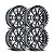 Roda Hostile Crandon H130 20x9 6x139.7 0mm Preto Fosco - Imagem 2