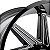 Roda Hostile Dagr H119 26x16 8x165.1  -101mm  Preto Fresado - Imagem 2
