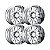 Roda Hostile Diablo H128 24x12 8x165.1 -44mm Cromado - Imagem 2