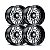 Roda Hostile Jigsaw H116 20x9 8x165.1 +12mm Preto Fresado - Imagem 2