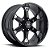 Roda Hostile Knuckles H101 20x9 8x170 0mm  Preto Fresado - Imagem 1