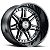 Roda Hostile Lunatic H124  24x14  8x165.1 -76mm Preto - Imagem 1