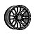 Roda Hostile Ridgecrest H135 17x9  8x165.1  0mm  Preto - Imagem 1