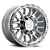 Roda Hostile Ridgecrest H135 17x9 6x139.7  0mm  Prata Usinado - Imagem 1
