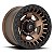 Roda Fuel Warp D119 c/ Beadlock 17x9 6x139.7 -15mm Bronze Fosco - Imagem 1