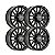 Roda Hostile Ridgecrest H135 20x9 8x165.1 +1mm Preto Fosco - Imagem 2