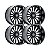 Roda Hostile Twist HF21 Forjada 24x10 8x165.1  -20mm Preta - Imagem 2