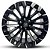 Roda RE Quake 20x9 6x139.7 +10mm  Preto Fosco Fresado - Imagem 2