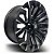 Roda RE Quake 20x9 6x139.7 +10mm  Preto Fosco Fresado - Imagem 1