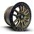 Roda RE Rebel 18x8 6x139.7  0mm  Bronze c/ Borda Preta - 618323 - Imagem 1