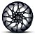 Roda RE Runner  22x10  8x165.1  -25mm  Preto Fosco Fresado - 61681 - Imagem 2