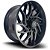 Roda RE Runner  22x10  8x165.1  -25mm  Preto Fosco Fresado - 61681 - Imagem 1