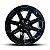 Roda RE Siege 18x9 6x139.7 0mm  Preto Brilhante - 55191 - Imagem 2