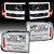 Farol Dianteiro F-250/F-350/F-4000 Harley Oled Duplo Cristal - Imagem 2