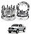 Espaçador de Rodas 4x4 Store Brasil Ram M14 9/16 2003/2008 Kit c/4 - Imagem 1