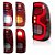 Lanterna Traseira Toyota Hilux 05/15 GR Style Vermelha - Imagem 1