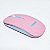 Mouse sem Fio Recarregável - A'gold Ms-02 - Multiuso - Silencioso com LED - Rosa - Imagem 1