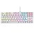 Teclado Gamer Hoopson - Mecânico Led RGB - Multimídia - Branco - Imagem 1