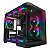Gabinete Gamer Redragon Wideload Extreme - Vidro Curvado Temperado, Mid Tower, RGB, Preto - Ca-605b - Imagem 2