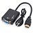 Cabo Conversor Adaptador Hdmi para Vga - com Saída de Áudio + Cabo P2 - Imagem 1