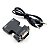 Adaptador VGA para HDMI - com Saída de Áudio + Cabo P2 - Imagem 3