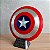 Escudo de Mesa Capitão América - 20cm - Pintura Automotiva - Imagem 3