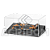 Cúpula em Acrílico Para Carrinho Lego Speed Com Base Preta - Imagem 1
