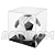 Cúpula Para Bola de Futebol em Acrílico Com Base Preta - Imagem 5