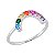Anel Arco Iris - Prata 925 - Imagem 1