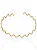 Choker Ondulado - Banho Ouro - Imagem 1
