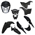 Kit Carenagem E Farol Completo Fan 160 Preto Brilhante Ano 2016 A 2021 - Imagem 1