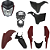 Kit Carenagem Aranha Farol Completo Fan 125 KS Vermelho Ano 2015 - Imagem 1