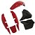 Kit Carenagem Completo Fan 125 Vermelho Ano 2009 A 2013 - Imagem 1