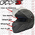 Capacete Fechado Moto Narigueira Alta Fw3 Gt2 Preto Fosco - Imagem 2