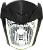 Frente Farol DRL Completo Titan 160 Preto Brilhante Ano 2023 - Imagem 1