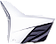 Tampa Lateral Prata Force CG Start 160 Ano 2018 A 2022 - Imagem 2