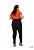 Calça Plus Size Legging Montaria Gorgurão Tecido Canelado Bolsos - Imagem 5