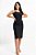 Vestido Midi Canelado Alcinha com Fenda Lateral - Imagem 1