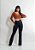 Calça Flare Bailarina Grossa Cintura Alta Poliamida Premium - Imagem 2