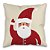 Kit 4 Capas de Almofadas Decorativas Símbolos de Natal - 45 cm x 45 cm - Imagem 3