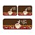 Kit Jogo Tapetes para Cozinha Antiderrapante 3 pçs Estampa Renda Coffee - Imagem 2