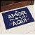 Tapete de Porta Estampa O Amor Mora Aqui 40x60 - Imagem 2