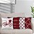 Kit 4 Capas de Almofadas Decorativas Viver e Amar - 45 cm x 45 cm - Imagem 2