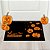 Tapete de Porta Halloween 40x60 Estampa Abóboras e Teias - Imagem 1