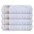 Kit c/ 4 Toalhas de Banho Grossas Felpudas Gigante SOFT 100% Algodão Branco - Imagem 1