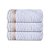 Kit c/ 3 Toalhas de Rosto Grossas Felpudas Gigante SOFT 100% Algodão Branco - Imagem 1