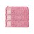 Kit c/ 3 Toalhas de Rosto Grossas Felpudas Gigante SOFT 100% Algodão Rosa Claro - Imagem 1