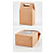 Sacola Caixa Kraft Com Visor (12 unidades) - Imagem 4